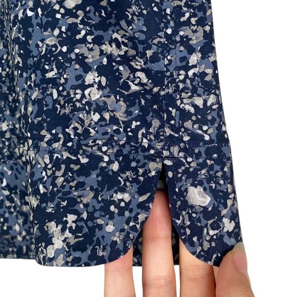 Athleta Midtown Blue Speckled Tennis Pickleball Sporty Mini Skort SZ 10 - Picture 5 of 10